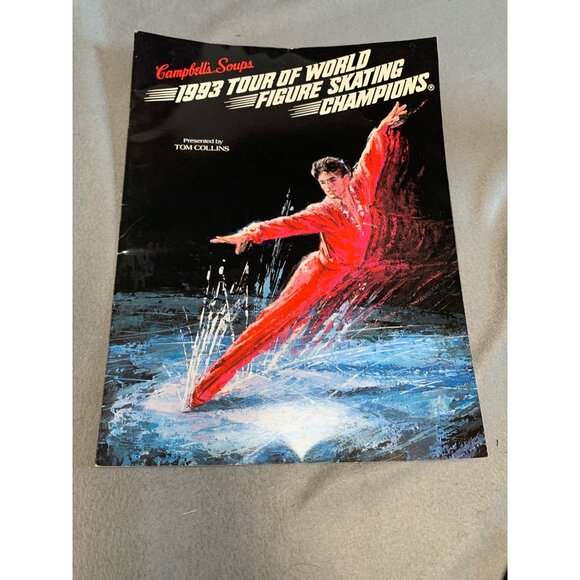 1993 Tour of World Figure Skating Champions Souvenir Book Program Campbells Soup - Picture 6 of 7